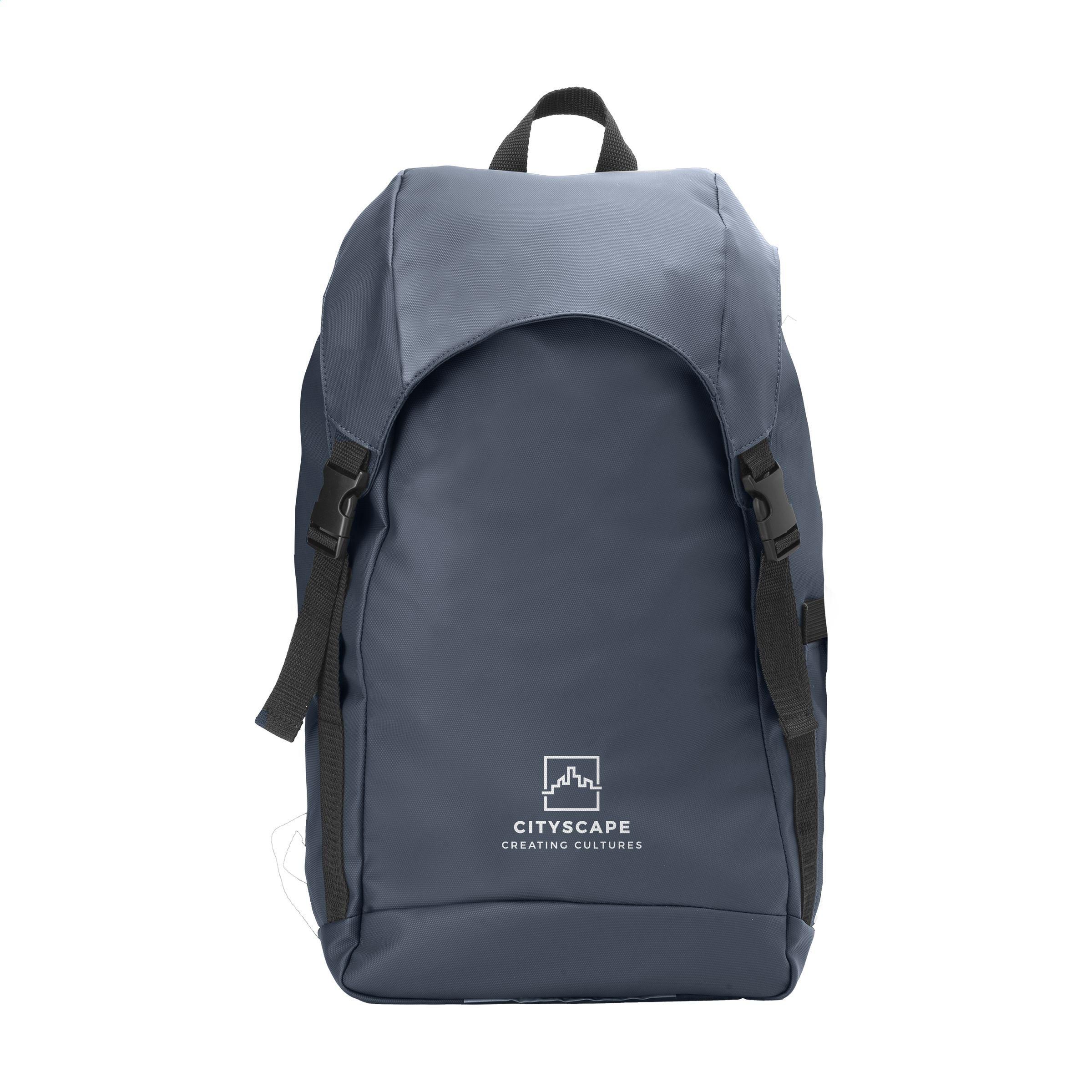 Rugzak van polyester, navy, olijf of zwart