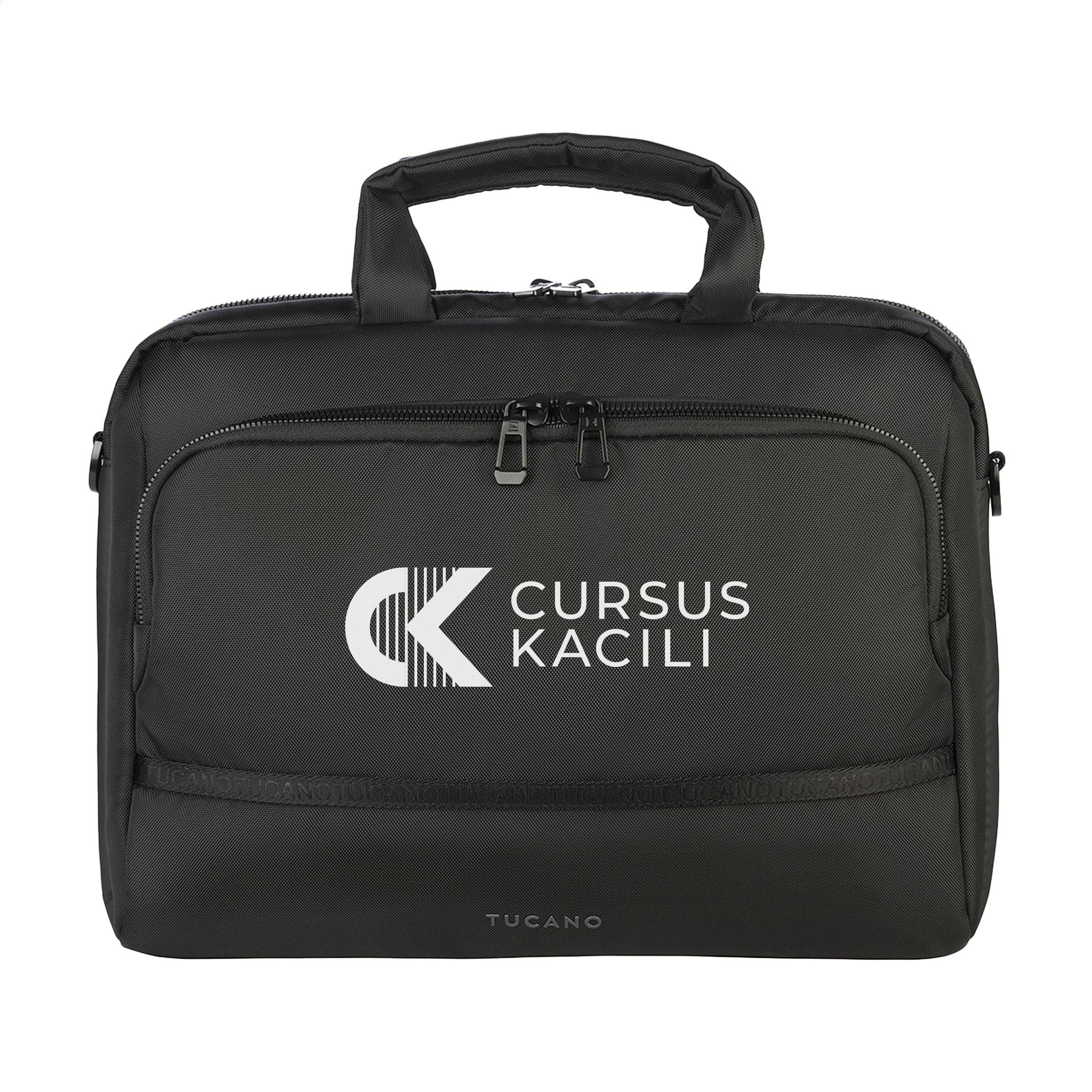 Gerecycled plastic laptoptas