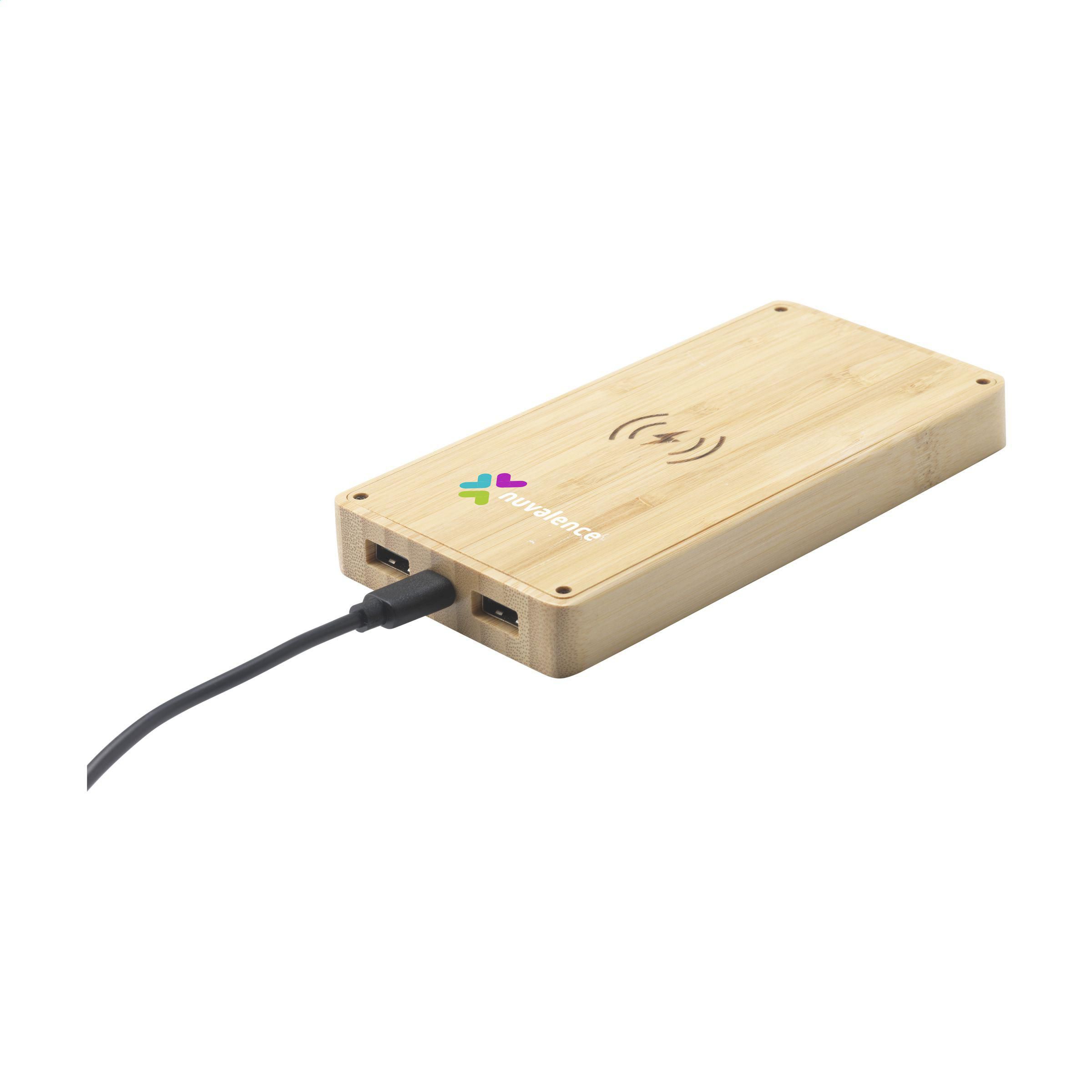Bamboe powerbank met FSC-keurmerk