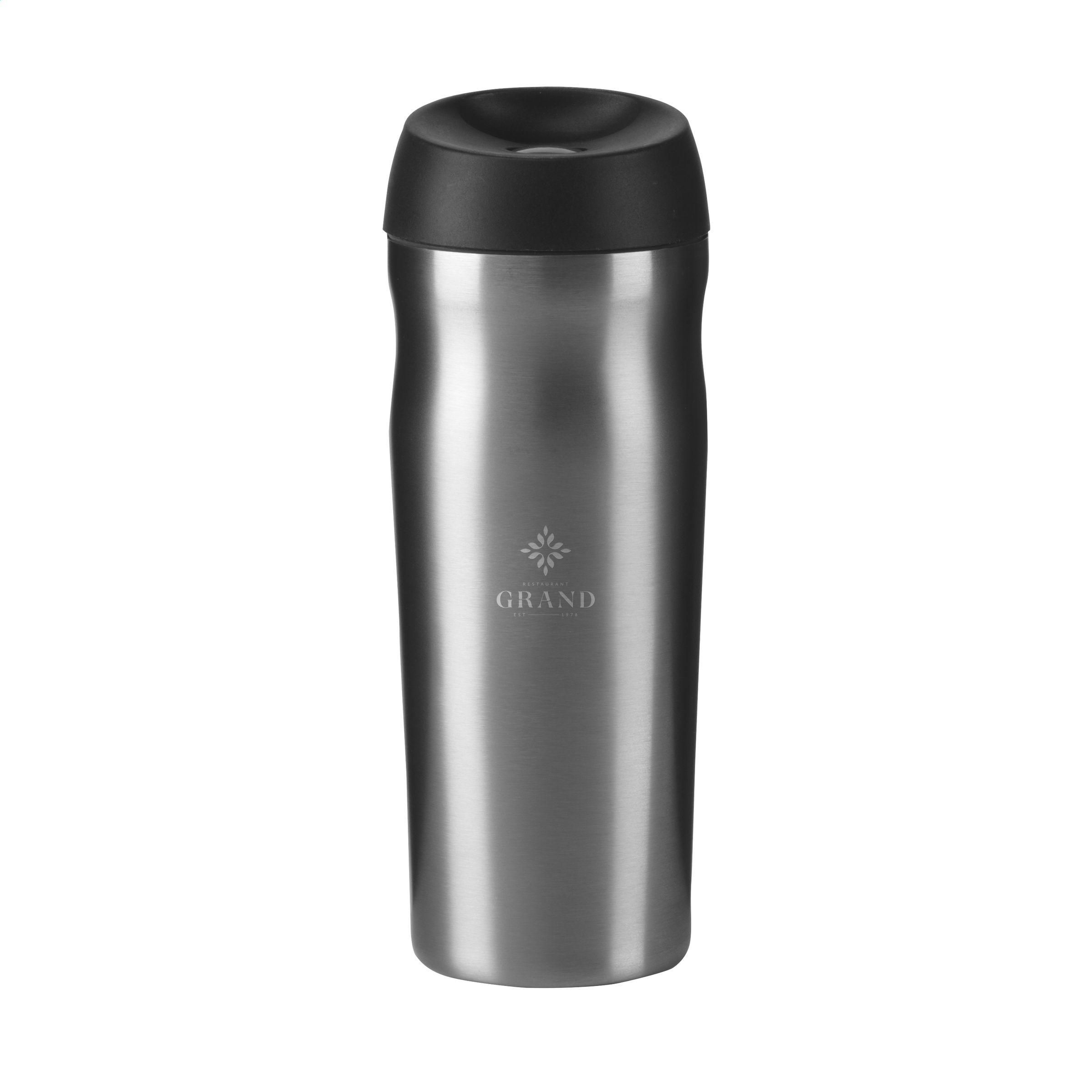 Thermosbeker van gerecycled RVS, 450 ml