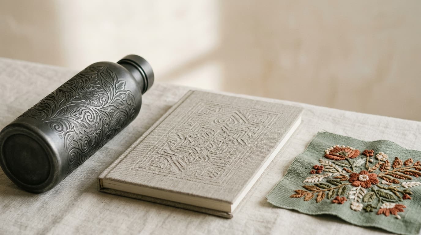 Druktechnieken voor relatiegeschenken: graveren, embossing en borduren